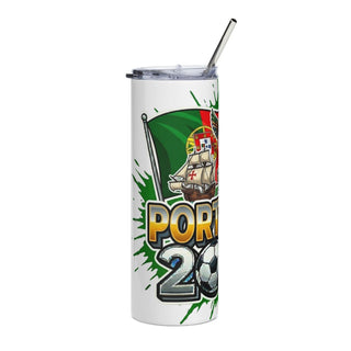 Portugal 2026 football tumbler alternate view