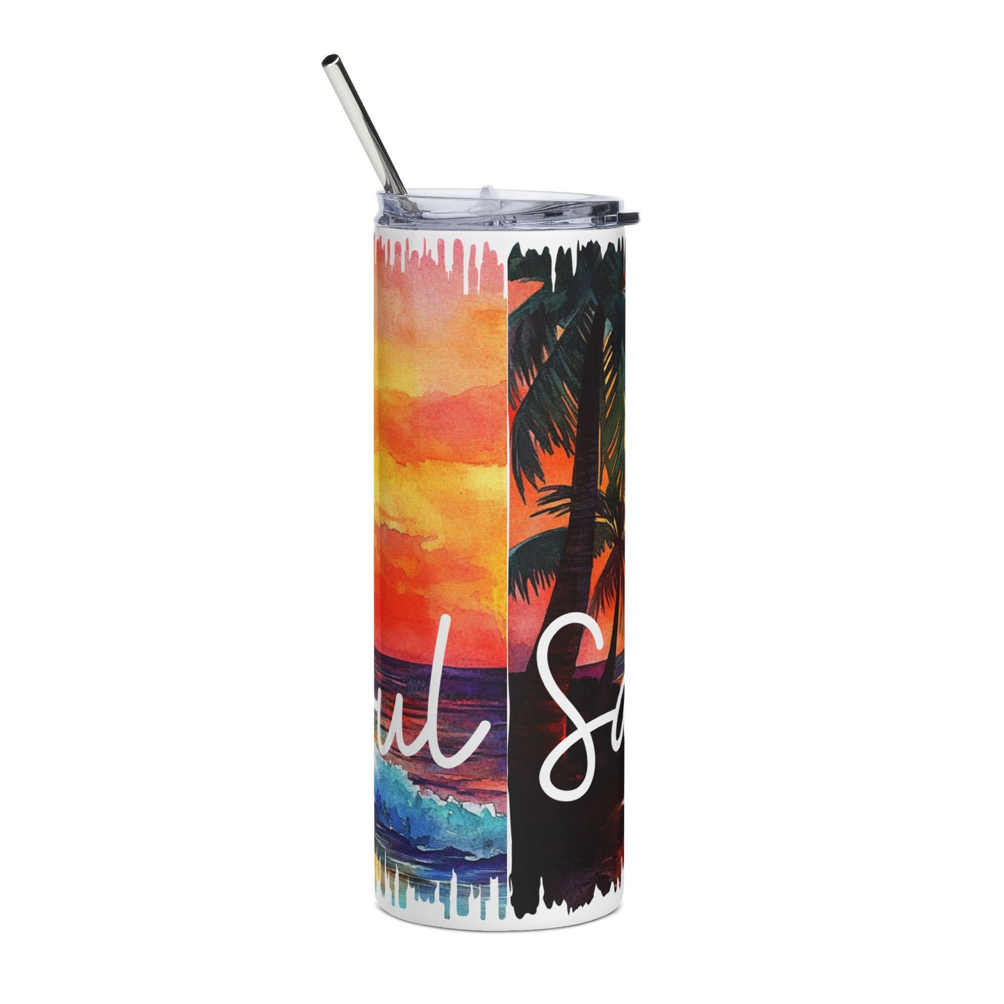 Sunset Palm Beach "Salty Soul" Travel Cup