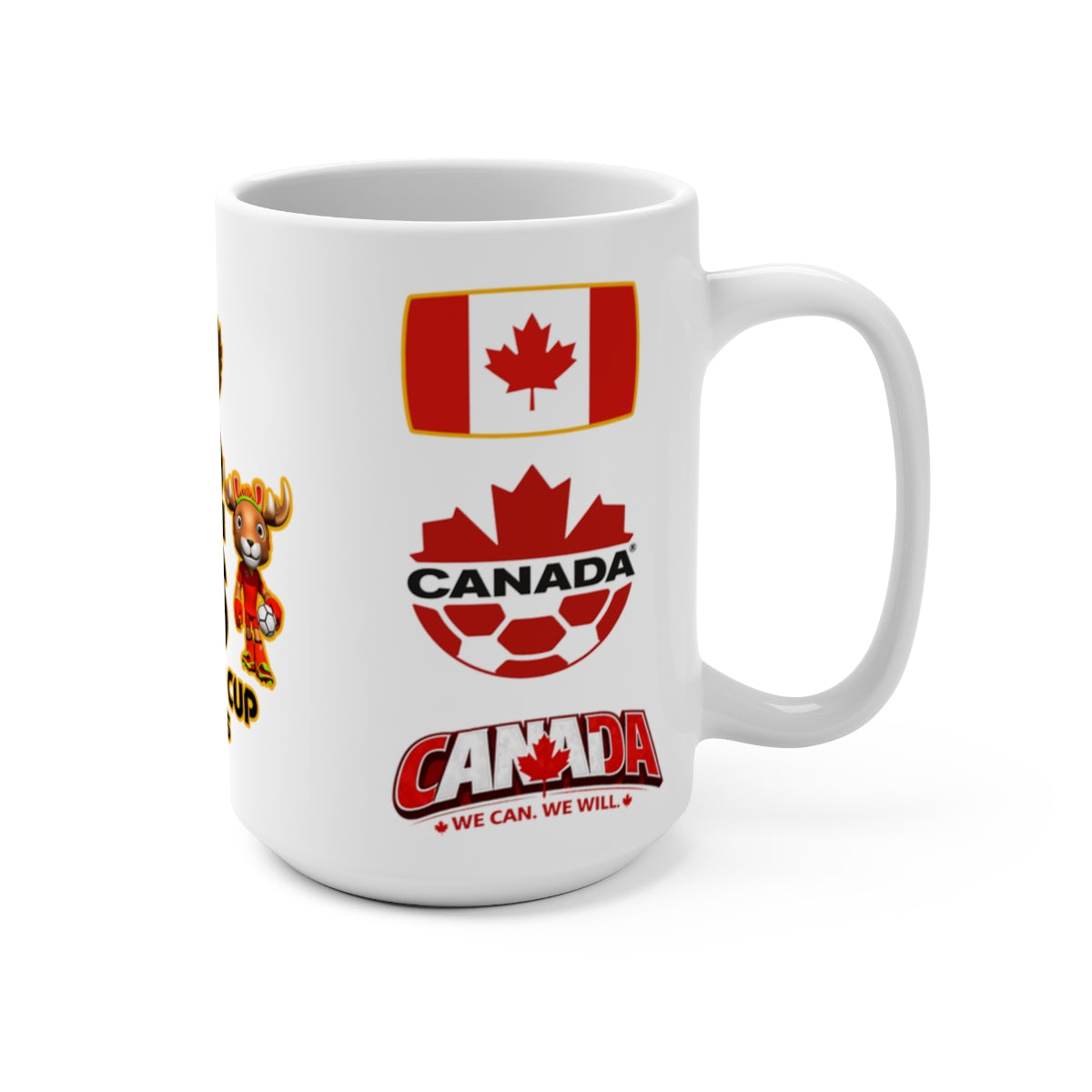 David Canada football mug design view