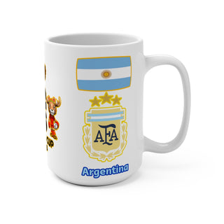 Messi Argentina football mug design view