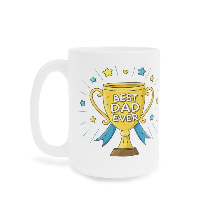 Best Dad Ever Trophy Mug – Father’s Day Coffee Gift