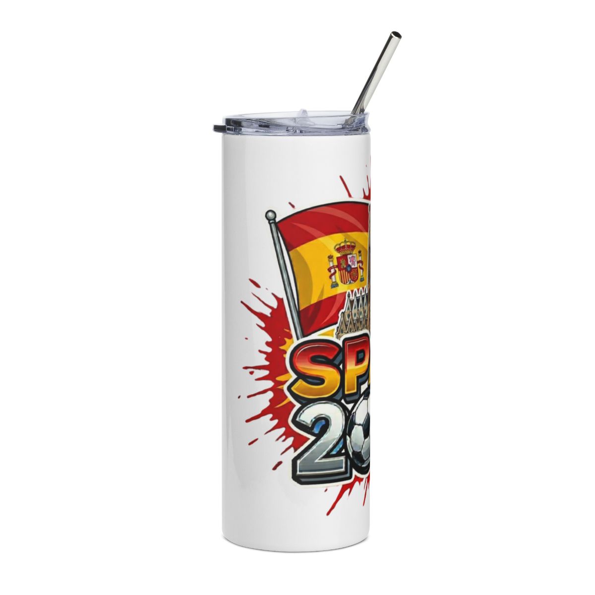 Spain 2026 football tumbler alternate view