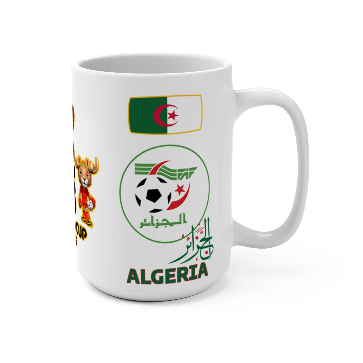 Mahrez Algeria football mug design view