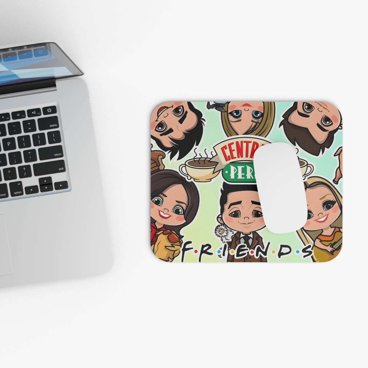 Friends TV Show Central Perk Cartoon Mouse Pad