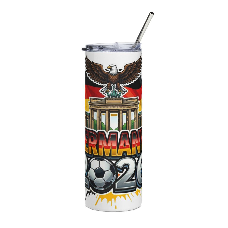 Germany 2026 Football Tumbler – Insulated Soccer Fan Cup