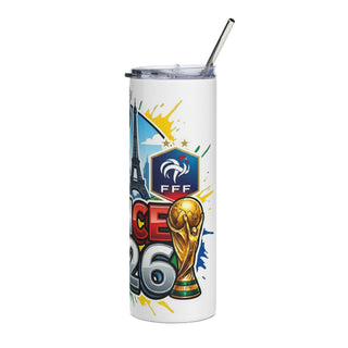 France 2026 football tumbler design view