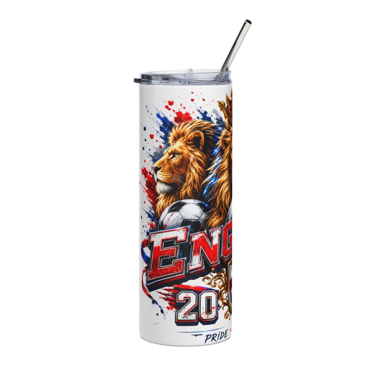 England 2026 football tumbler alternate view