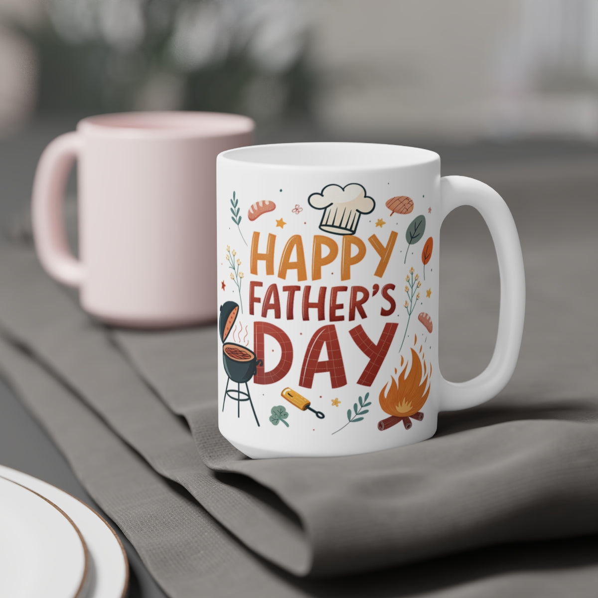 "Happy Father's Day" - Father's Day Grill Mug