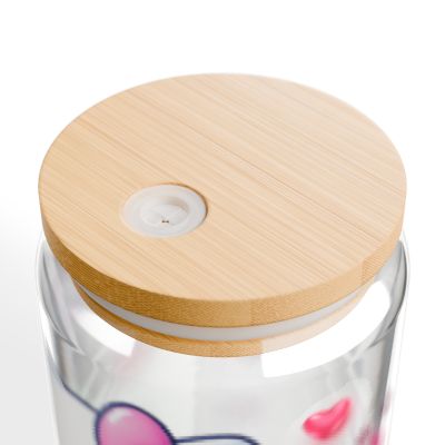 Hello Kitty Heart Sipper Glass