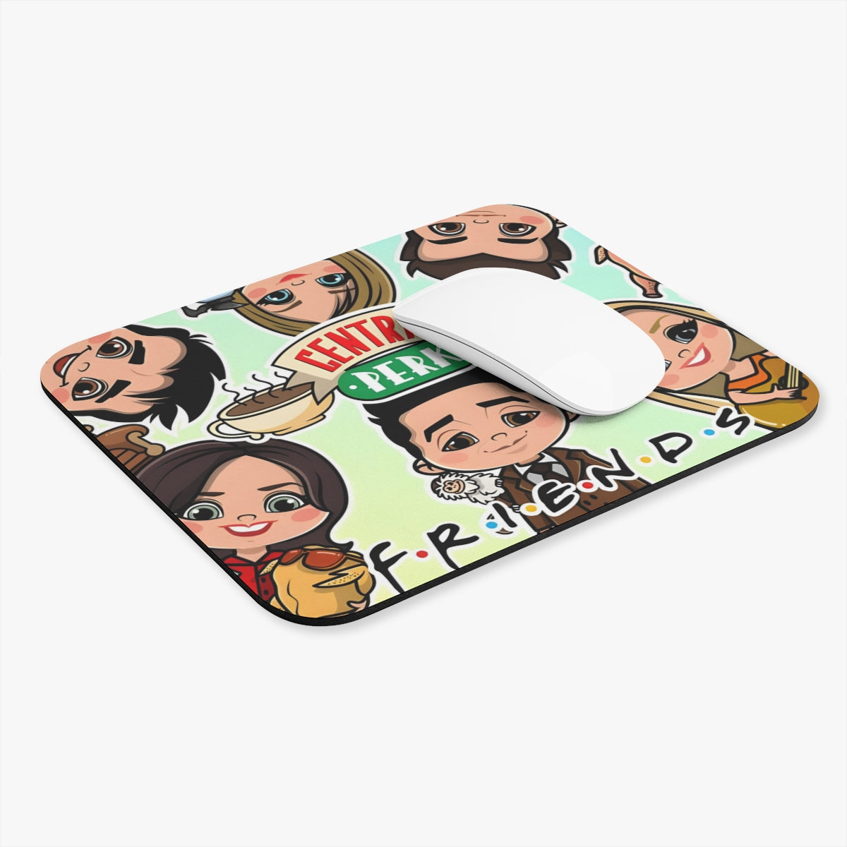 Friends TV Show Central Perk Cartoon Mouse Pad