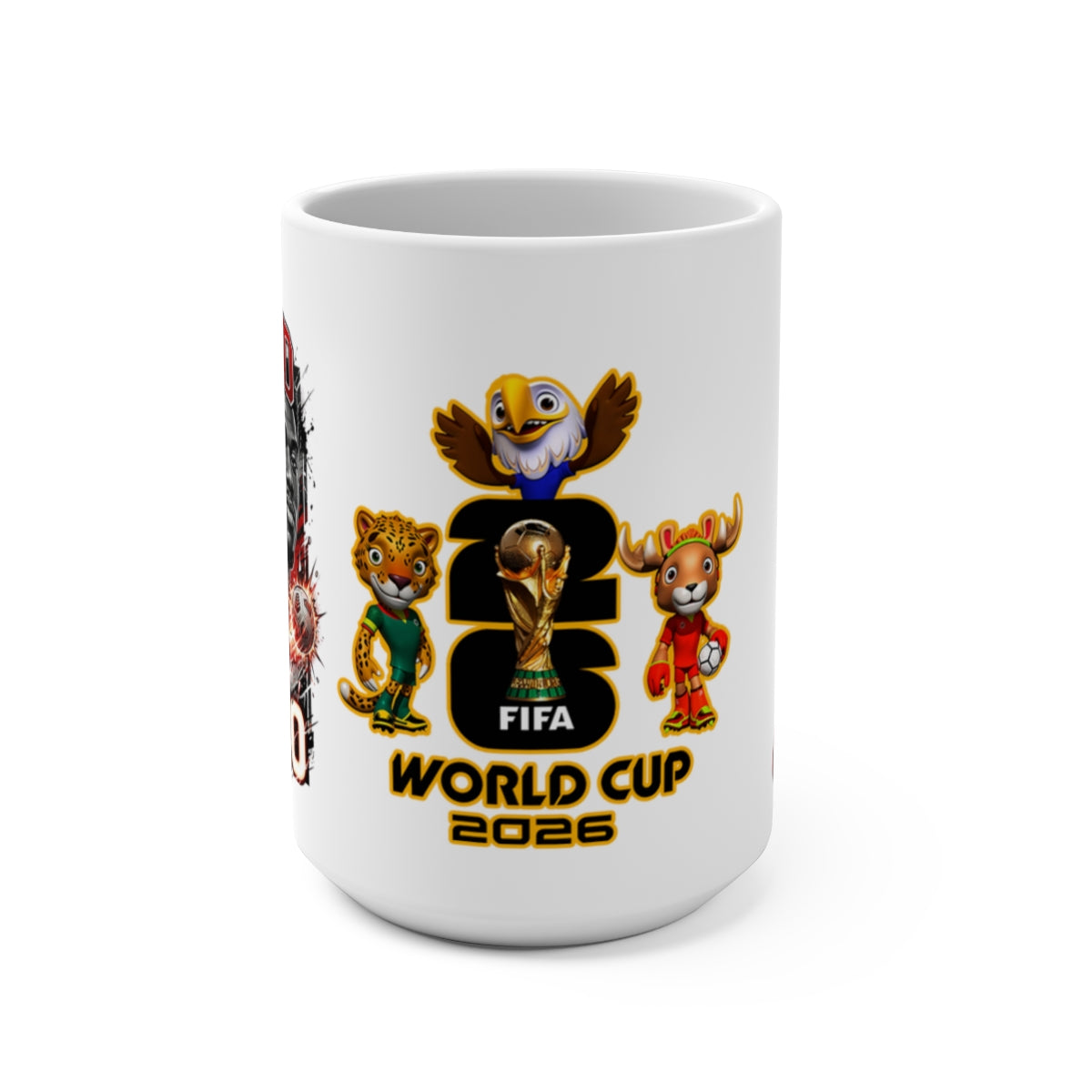 David Canada football mug alternate view