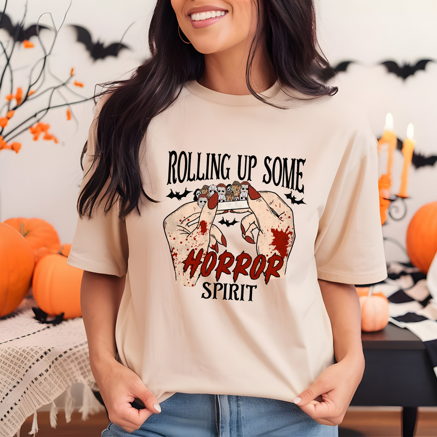 Rolling Up Some Horror Spirit Halloween Apparel