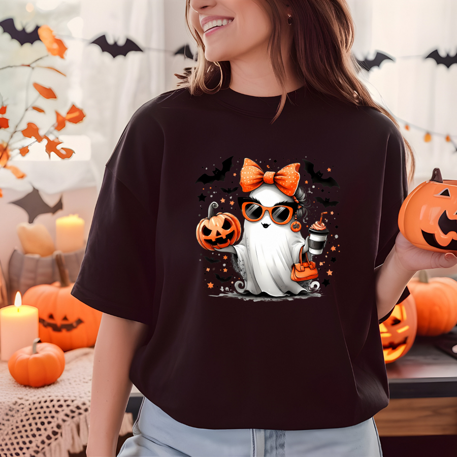 Spooky Ghost Girl Halloween Apparel