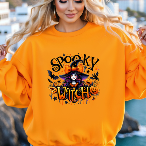 Spooky Witch Halloween crewneck