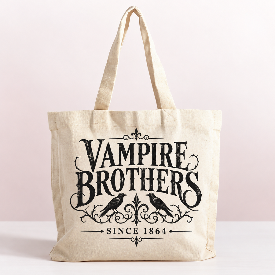 Vampire Brothers Since 1864 Canvas Tote – Supernatural Fan Bag