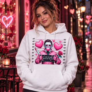 Valentine Horror hoodie mockup